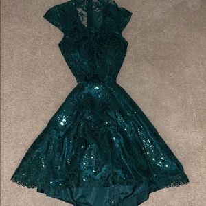 Green Homecoming Dress